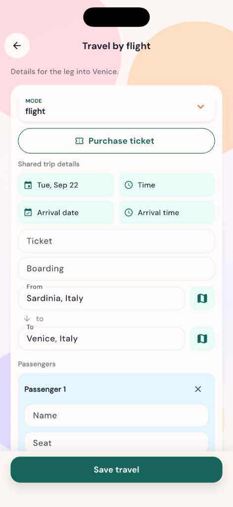 Travel by flight