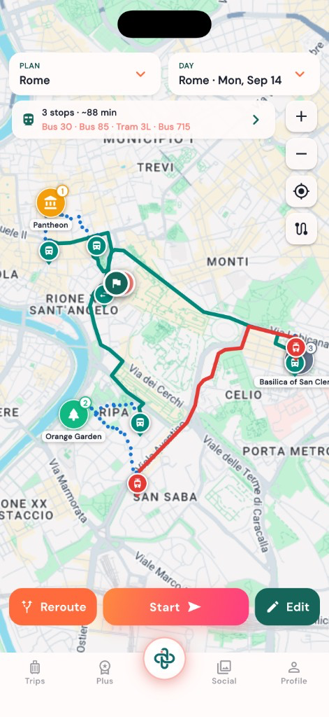 IPlan day map