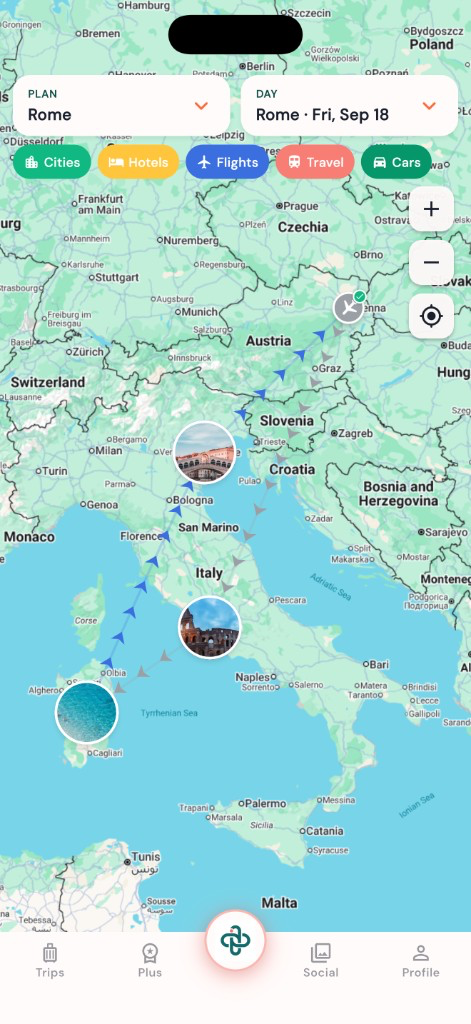 IPlan plan overview map