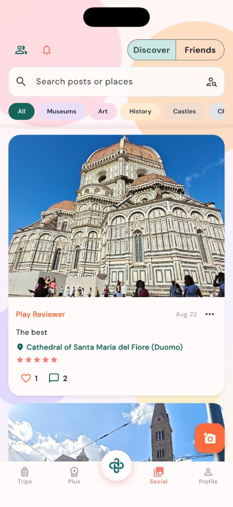 IPlan Social feed